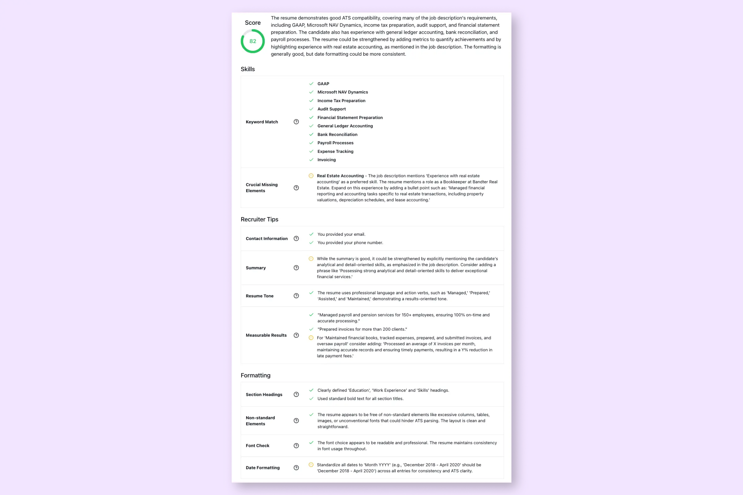 InterviewPro analyzes resume-job description matching and provides optimization suggestions